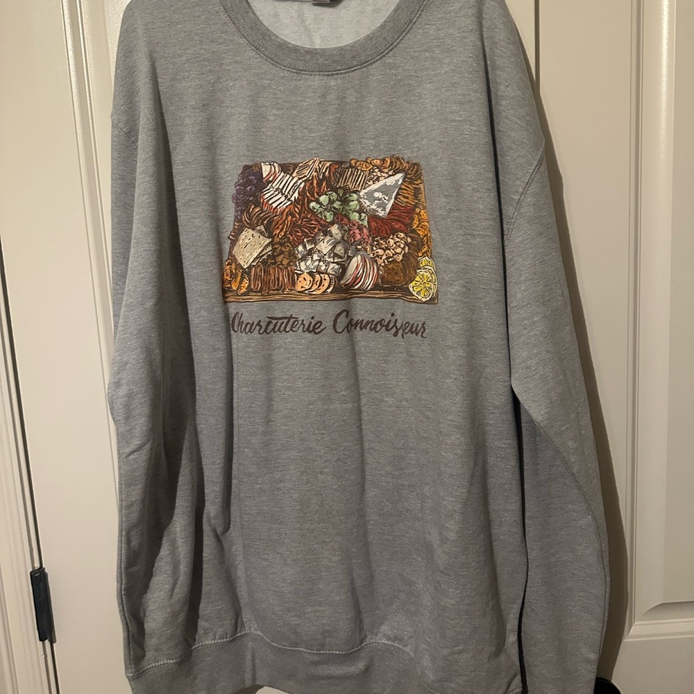 Gray Charcuterie Connoisseur Sweater
